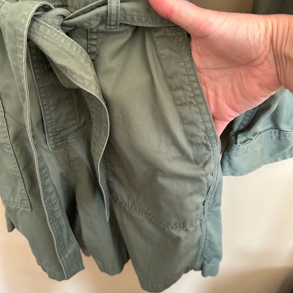Utility Style Shorts Romper Military Style - Picture 9 of 11